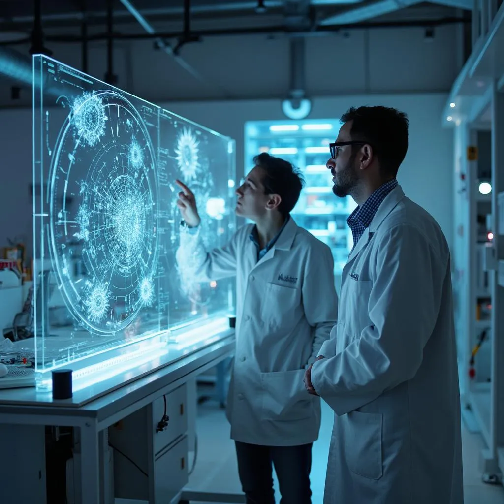 Fundadores de Neophytes Science en su primer laboratorio